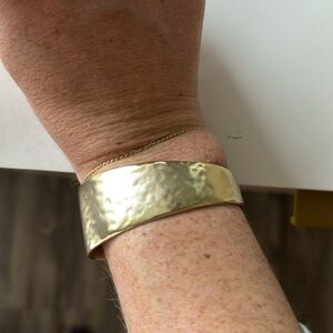 Kendra Scott Hammered Gold Cuff